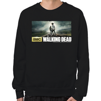 Load image into Gallery viewer, Carl and Rick Grimes Don&#39;t Look Back Sweatshirt
