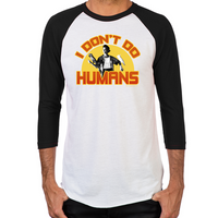 Load image into Gallery viewer, Ace Ventura I Don't Do Humans Men's Baseball T-Shirt

