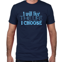 Load image into Gallery viewer, Live the Life I Choose Men's Lost Girl Fitted T-Shirt
