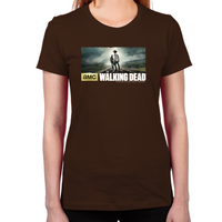 Load image into Gallery viewer, Carl and Rick Grimes Don&#39;t Look Back Women&#39;s T-Shirt
