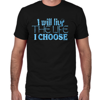 Load image into Gallery viewer, Live the Life I Choose Men's Lost Girl Fitted T-Shirt
