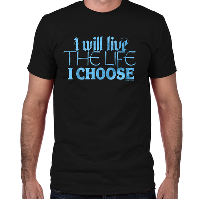 Live the Life I Choose Men's Lost Girl Fitted T-Shirt
