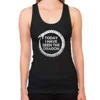 Load image into Gallery viewer, Ouroboros Dragon Women&#39;s Racerback Tank
