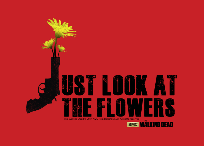 Just Look At The Flowers Magnet | Gold Label