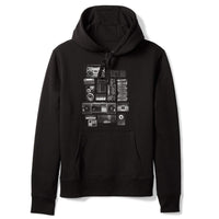 Load image into Gallery viewer, Speakers Black Hoodie
