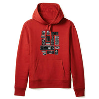 Load image into Gallery viewer, Speakers Red Hoodie
