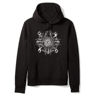 Load image into Gallery viewer, Wheels Black Hoodie
