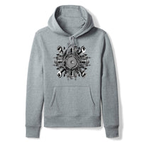Load image into Gallery viewer, Wheels Grey Hoodie
