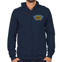 Load image into Gallery viewer, Night Flight Zip Hoodie

