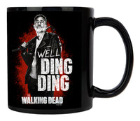 Load image into Gallery viewer, Negan Ding Ding Large Black Mug
