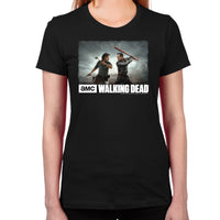Load image into Gallery viewer, Rick &amp; Negan Face Off Women&#39;s T-Shirt
