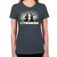 Load image into Gallery viewer, Rick &amp; Negan Face Off Women&#39;s T-Shirt
