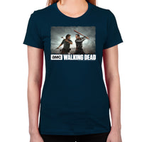 Load image into Gallery viewer, Rick &amp; Negan Face Off Women&#39;s T-Shirt
