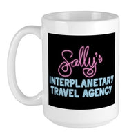 Load image into Gallery viewer, Sally&#39;s Travel Agency Large Mug
