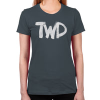 Load image into Gallery viewer, TWD Paint Logo Women&#39;s T-Shirt
