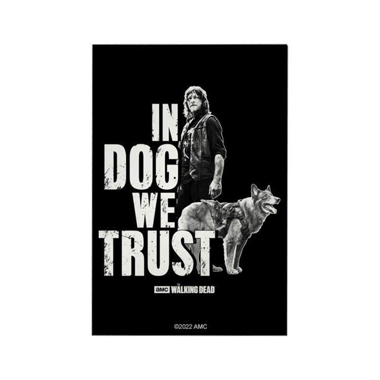 Daryl Dixon In Dog We Trust Magnet