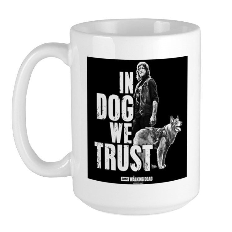 Daryl Dixon In Dog We Trust Large Mug